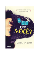 E se for voce Rebecca Donovan.epub